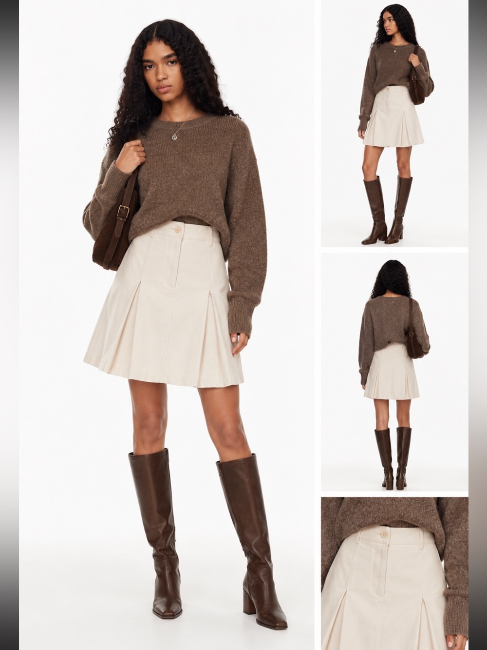 Wilfred Free Radiance Pleated Skirt Birch Size 0 Aritzia